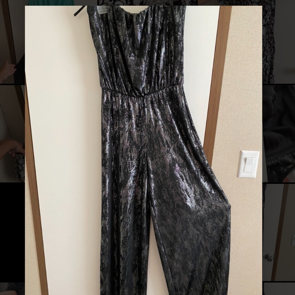 Black and grey Party jumpsuit